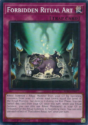 1st Edition Forbidden Ritual Art [BPRO-EN077 Near Mint] Common / Short Print
