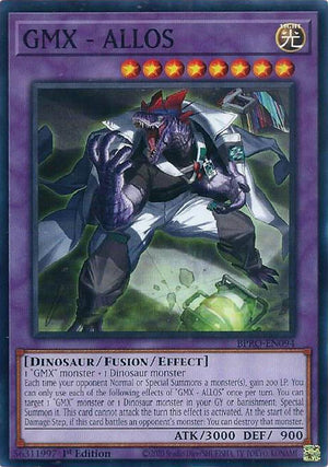 1st Edition GMX - ALLOS [BPRO-EN094 Near Mint] Common / Short Print