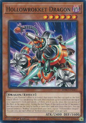 1st Edition Hollowrokket Dragon [BPRO-EN002 Near Mint] Common / Short Print