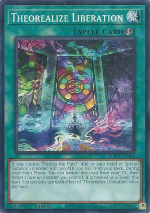1st Edition Theorealize Liberation [BPRO-EN058 Near Mint] Common / Short Print