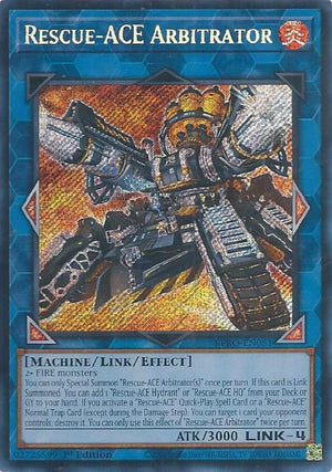 1st Edition Rescue-ACE Arbitrator [BPRO-EN051 Lightly Played] Secret Rare