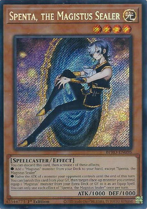 1st Edition Spenta, the Magistus Sealer [BPRO-EN098 Near Mint] Secret Rare