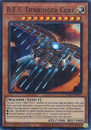 1st Edition B.E.S. Derringer Core [BPRO-EN021 Near Mint] Super Rare