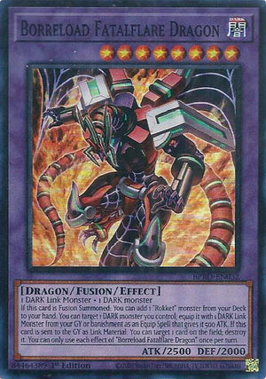 1st Edition Borreload Fatalflare Dragon [BPRO-EN032 Near Mint] Super Rare