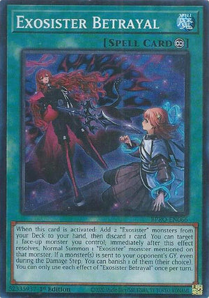 1st Edition Exosister Betrayal [BPRO-EN066 Near Mint] Super Rare