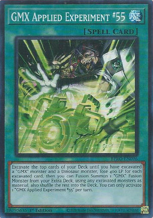 1st Edition GMX Applied Experiment #55 [BPRO-EN096 Near Mint] Super Rare