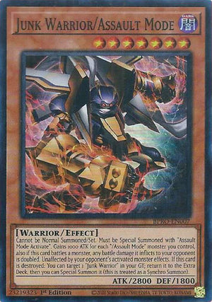 1st Edition Junk Warrior/Assault Mode [BPRO-EN007 Near Mint] Super Rare