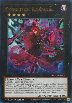 1st Edition Exosister Karmael [BPRO-EN044 Near Mint] Ultra Rare
