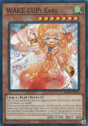 1st Edition WAKE CUP! Earl [BPRO-EN029 Near Mint] Common / Short Print