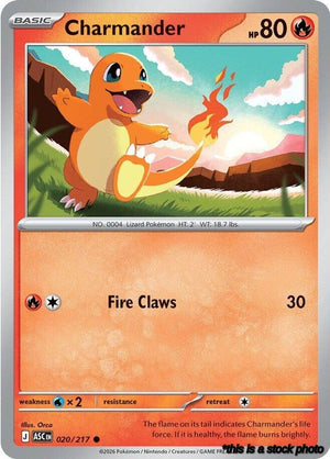 Common Charmander [020/217 Near Mint ]