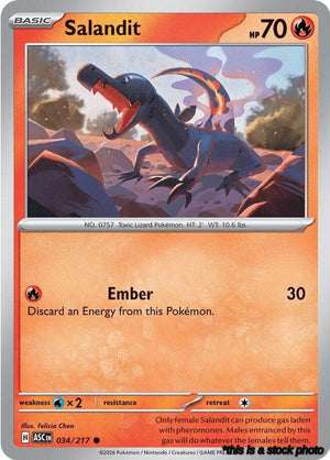 Common Salandit [034/217 Near Mint ]