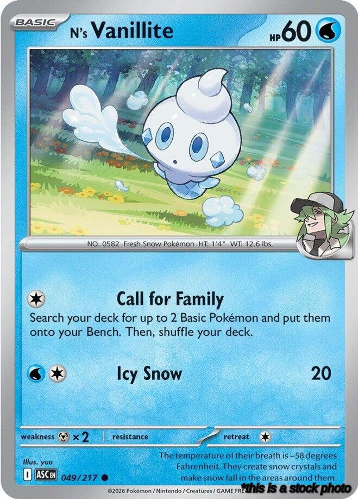 049/217 N's Vanillite Common Normal