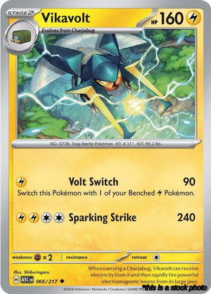 Uncommon Vikavolt - 066/217 [066/217 Near Mint ]