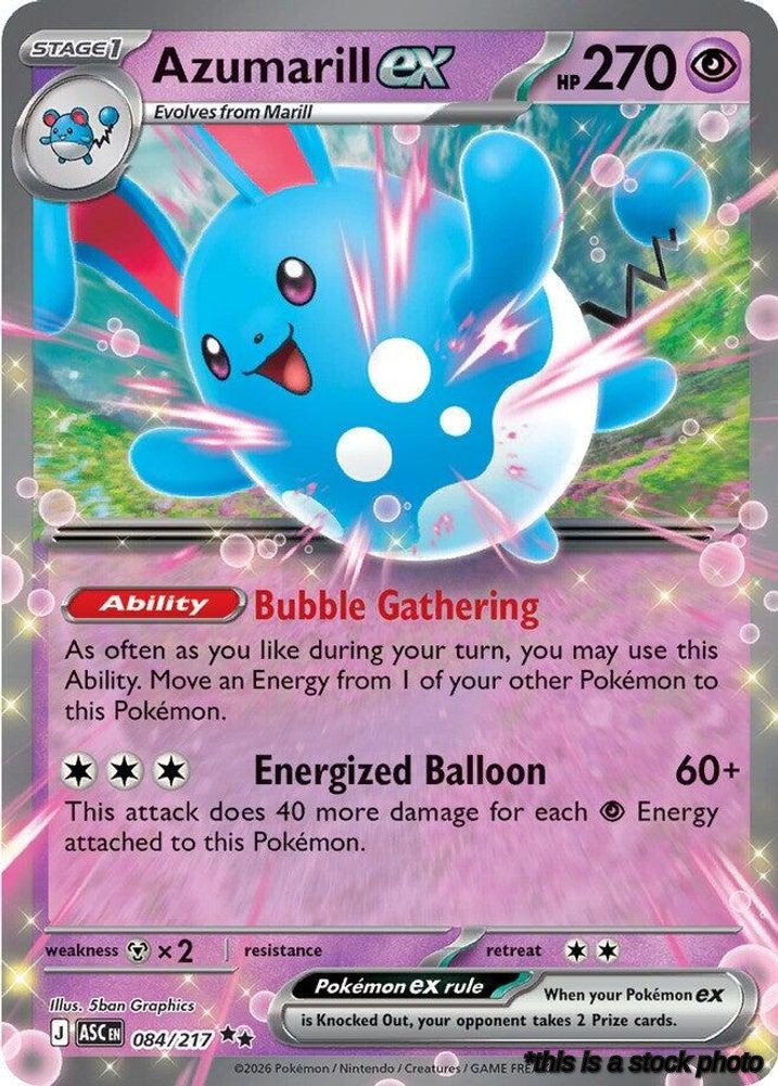 Holofoil Azumarill ex [084/217 Near Mint ]