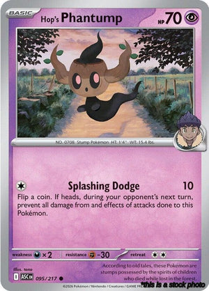 Common Hop's Phantump [095/217 Near Mint ]