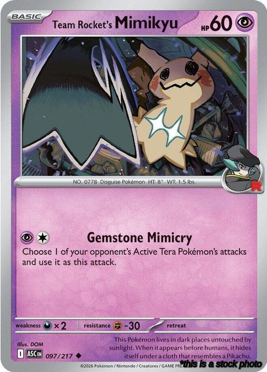 Team Rocket's Mimikyu - 097/217