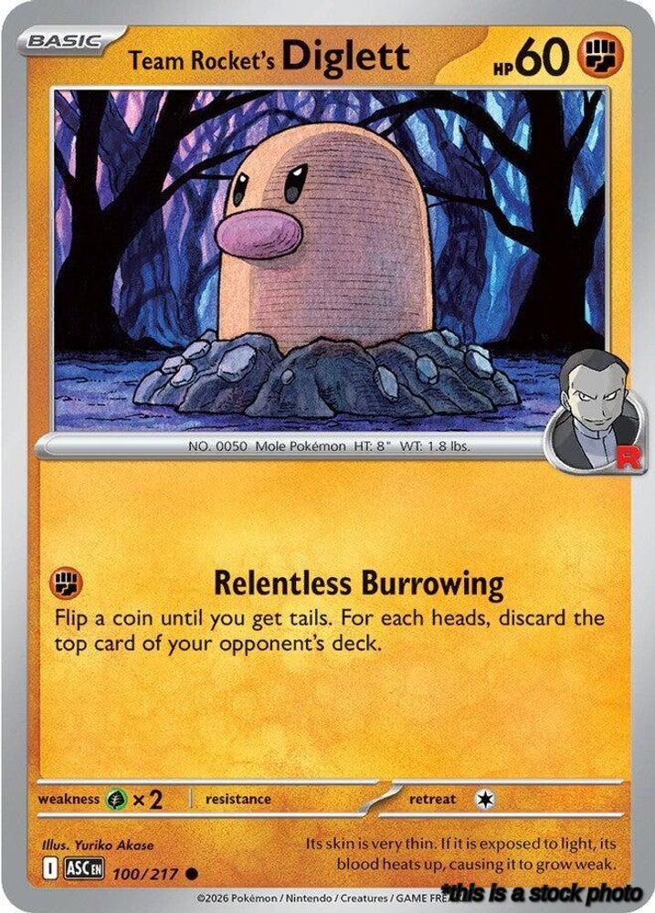 Team Rocket's Diglett