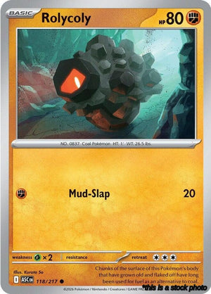 Common Rolycoly [118/217 Near Mint ]