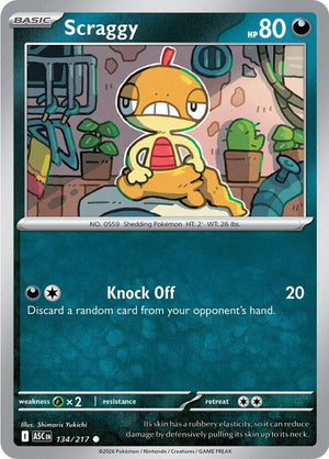 Common Scraggy [134/217 Near Mint ]