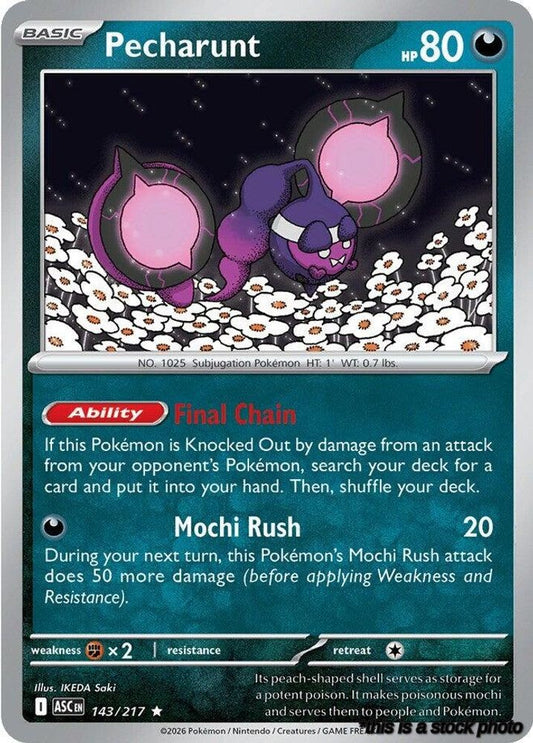 Rare Pecharunt [143/217 Near Mint ]