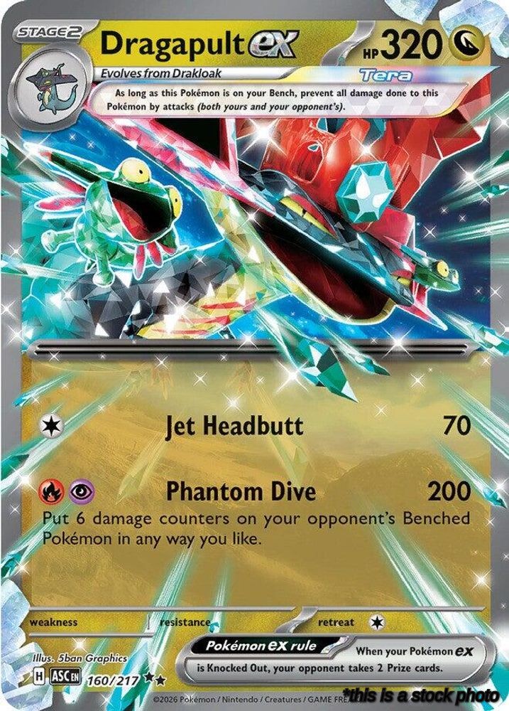 Holofoil Dragapult ex [160/217 Near Mint ]