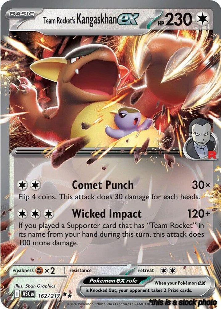 Holofoil Team Rocket's Kangaskhan ex [162/217 Near Mint ]