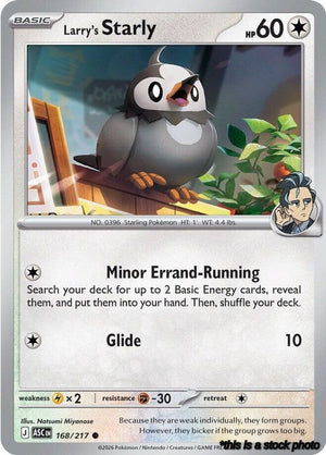 Common Larry's Starly [168/217 Near Mint ]