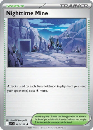 Uncommon Nighttime Mine [197/217 Near Mint ]