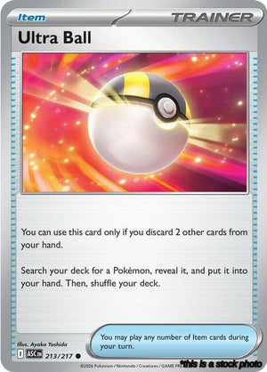 Common Ultra Ball - 213/217 [213/217 Near Mint ]