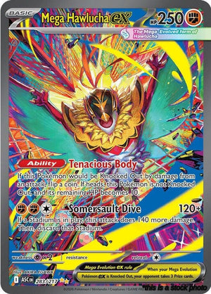 283/217 Mega Hawlucha ex Special Illustration Rare Holofoil
