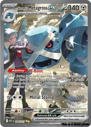 289/217 Steven's Metagross ex Special Illustration Rare Holofoil