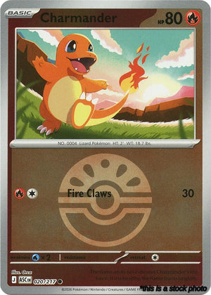 Common Charmander (Friend Ball) [020/217 Near Mint ]