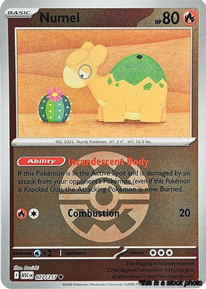 Reverse Holofoil Numel - 027/217 (Quick Ball) [027/217 Near Mint ]