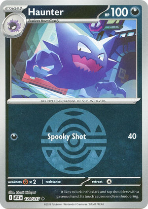 Uncommon Haunter (Dusk Ball) [124/217 Near Mint ]