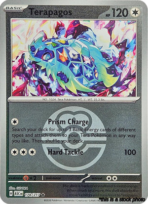 Reverse Holofoil Terapagos (Love Ball) [178/217 Near Mint ]