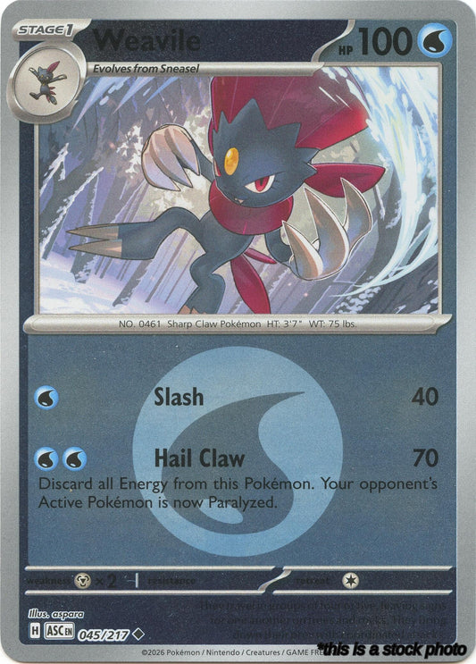 Weavile - 045/217 (Energy Symbol Pattern)