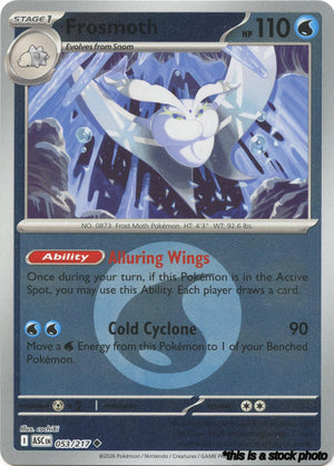 Reverse Holofoil Frosmoth (Energy Symbol Pattern) [053/217 Near Mint ]