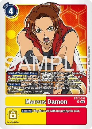 Marcus Damon - BT12-092 (Reprint) [AD-01 - BT12-092 R]