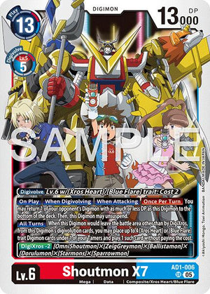 Shoutmon X7 [AD-01 - AD1-006 SR]