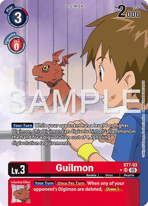 Guilmon - ST7-03 (Alternate Art) [AD-01 - ST7-03 SR]