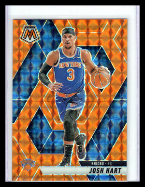 2024-25 Panini Mosaic #136 Josh Hart Orange Mosaic #/249