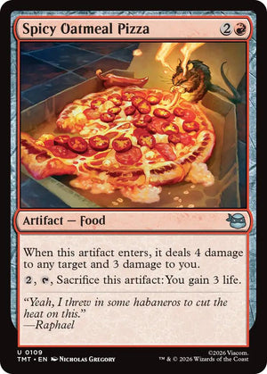 Spicy Oatmeal Pizza [TMT - 109]