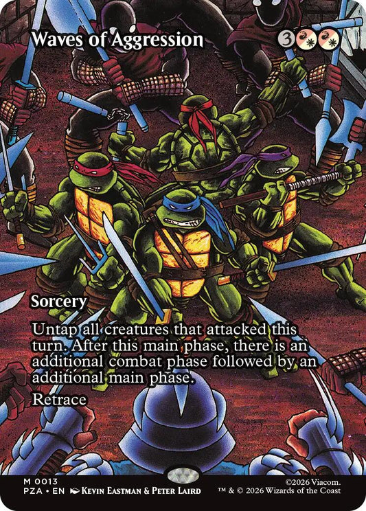 Waves of Aggression (Borderless)