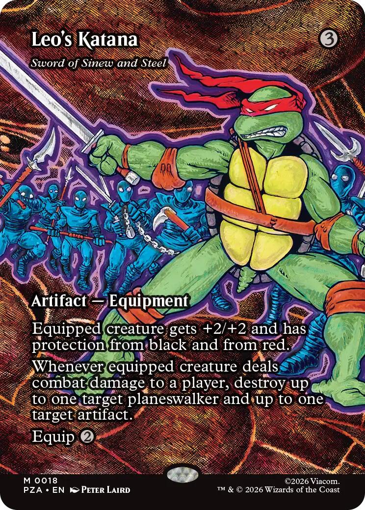 Leo's Katana - Sword of Sinew and Steel (Borderless) [PZA - 18]