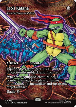 Leo's Katana - Sword of Sinew and Steel (Borderless) [PZA - 18]