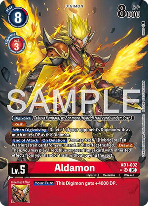 Aldamon (Alternate Art) [AD-01 - AD1-002 SR]