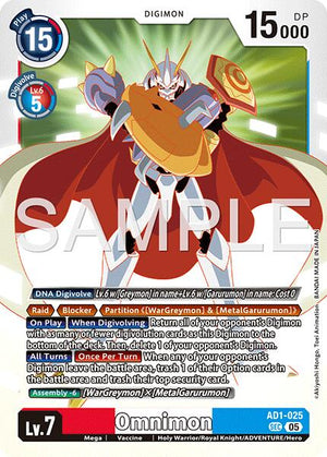 Omnimon - AD1-025 [AD-01 - AD1-025 SEC]