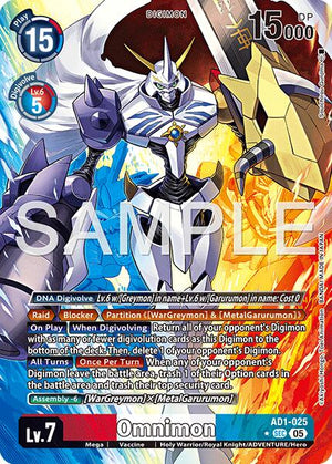 Omnimon - AD1-025 (Alternate Art) [AD-01 - AD1-025 SEC]