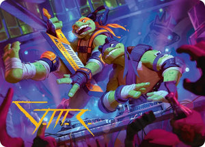 Mikey & Don, Party Planners Art Card (Gold-Stamped Signature) [ASTMT - 15]