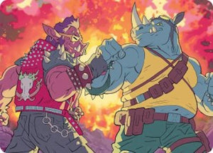 Bebop & Rocksteady Art Card [ASTMT - 29]